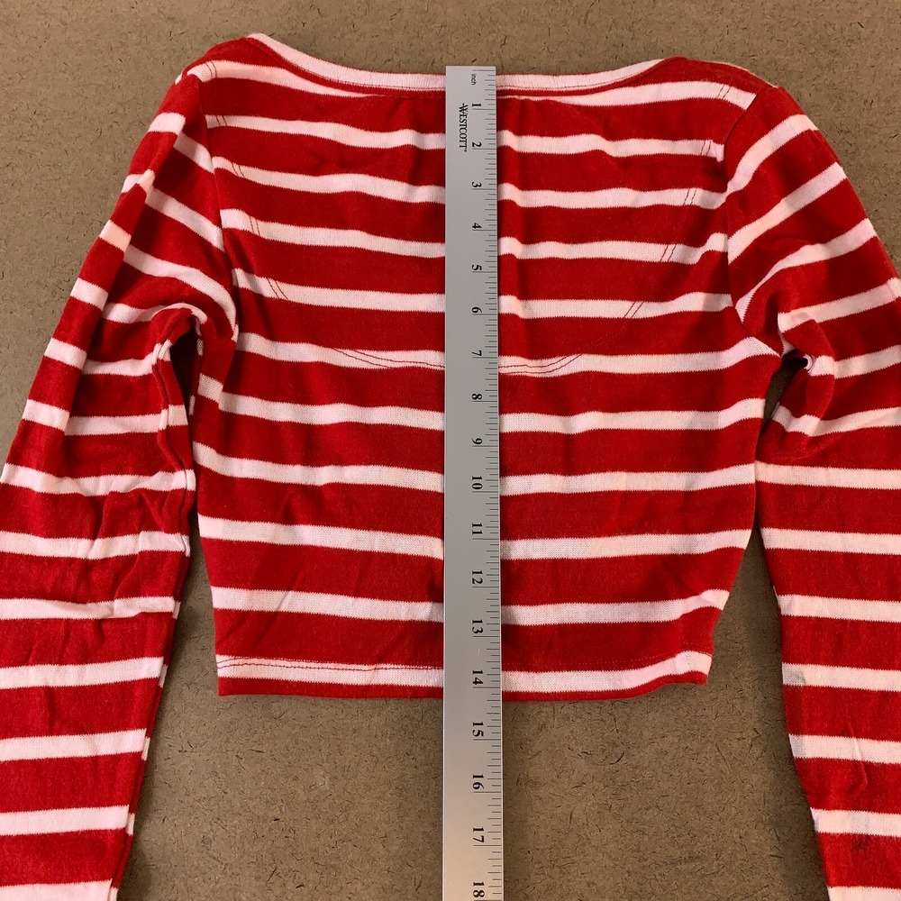 Colsie Women's Size Small Red Striped 3 Piece Pajama Set & Headband NWT *Flaw - Picture 9 of 12